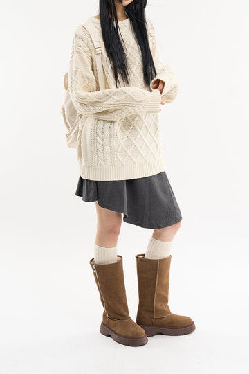 Abisko zip-up long ugg boots